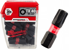 Milwaukee Torx tx40 bit 25mm 25 kosov.