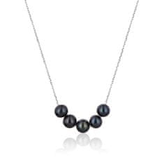 JwL Luxury Pearls Elegantna srebrna ogrlica s pravimi rečnimi biseri JL0783