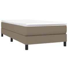 Vidaxl Box spring posteljni okvir taupe 90x190 cm blago