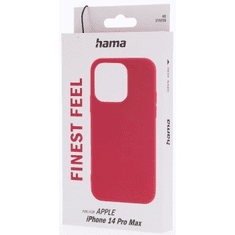 Hama Finest Feel, ovitek za Apple iPhone 14 Pro Max, rdeč