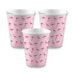 Papirnati lončki Flamingo prostornine 0,25 l, 8 kosov