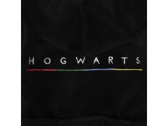 sarcia.eu Harry Potter Hogwarts Črn, topel fantovski kopalni plašč, zavezovanje, s kapuco OEKO-TEX 6-7 lat 116-122 cm