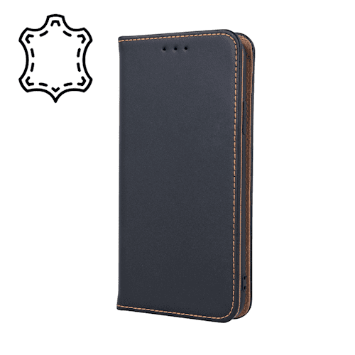 Nobrand Etui Genuine Leather Smart Pro za Galaxy S10e - črn