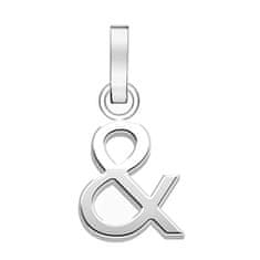 Rosefield Jeklen obesek "&" The Pendant PE-Srebrni-Ampersand