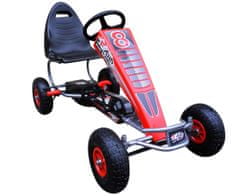 R-Sport Otroški Gokart G5 Rdeča