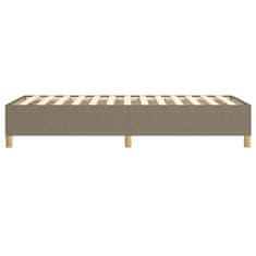 Vidaxl Box spring posteljni okvir taupe 100x200 cm blago