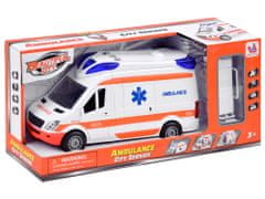 JOKOMISIADA Ambulanca + nosila Ambulanca z zvokom ZA3835