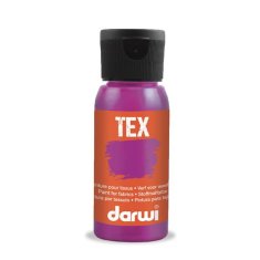 Darwi TEX barva za tekstil - Temno roza 50 ml