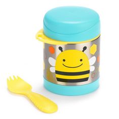 Skip hop Zoo Termos za hrano z žlico/vilico Bee 325 ml, 3r+