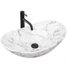 REA Royal Statuario Marble Matt umivalnik za pult