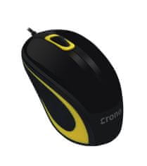 Crono CM643Y/Office/Optical/1000 DPI/Wireless USB/Black-Yellow