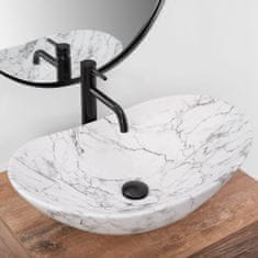 REA Royal Statuario Marble Matt umivalnik za pult