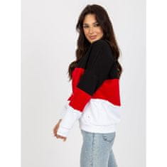 RELEVANCE Ženski pulover z V izrezom BASE rdeče in belo RV-BL-8377.89_391488 Univerzalni