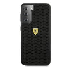 Ferrari Oryginalne Etui SAMSUNG GALAXY S21+ Ferrari Hardcase On Track Perforated (FESPEHCS21MBK) czarne