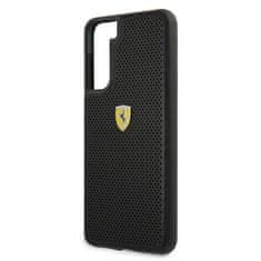 Ferrari Oryginalne Etui SAMSUNG GALAXY S21+ Ferrari Hardcase On Track Perforated (FESPEHCS21MBK) czarne