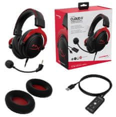 HyperX HP Cloud II slušalke, rdeče (4P5M0AA)