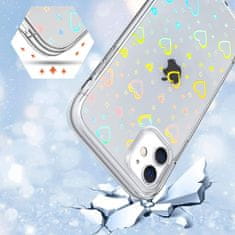 Nemo XIAOMI REDMI 10C Luminous Hearts Case Holographic Hearts transparenten