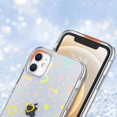 Nemo XIAOMI REDMI 10C Luminous Hearts Case Holographic Hearts transparenten