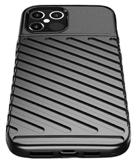 Nexeri IPHONE 12 PRO MAX Oklepno ohišje Thunder Case črno