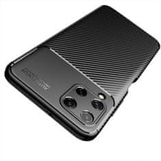 Nemo SAMSUNG GALAXY A22 4G / M22 4G Oklepni etui Odporen na udarce Carbon Fiber mornarsko modra