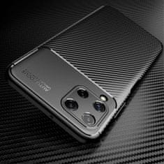 Nemo SAMSUNG GALAXY A22 4G / M22 4G Oklepni etui Odporen na udarce Carbon Fiber mornarsko modra