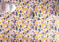 Decormat Vinilna preproga Abstraktno cvetje 120x180 cm 