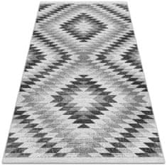 Decormat Podloga za teraso Sivi geometrijski vzorec 140x210 cm 