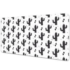 Decormat Podloga za mizo Black cacti 100x50 cm 