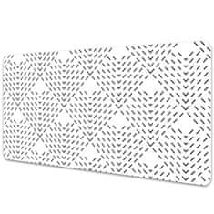 Decormat Podloga za pisalno mizo Geometrijski vzorec 100x50 cm 