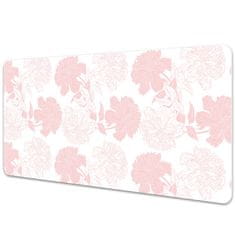 Decormat Podloga za pisalno mizo Pink flowers 90x45 cm 