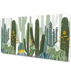 Decormat Podloga za pisalno mizo Flowering cacti 100x50 cm 