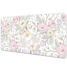 Decormat Namizna podloga Colorful flowers 90x45 cm 