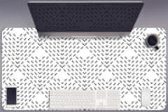 Decormat Podloga za pisalno mizo Geometrijski vzorec 100x50 cm 