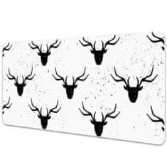 Decormat Namizna podloga Black deer pattern 100x50 cm 