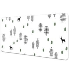 Decormat Namizna podloga Deer in the forest 100x50 cm 