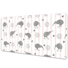 Decormat Podloga za pisalno mizo Pattern birds kiwi 100x50 cm 