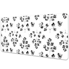 Decormat Namizna podloga Black and white pattern 100x50 cm 