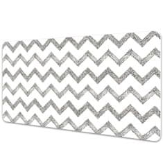 Decormat Namizna podloga Silver zigzags 90x45 cm 