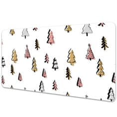 Decormat Podloga za pisalno mizo Pastel Christmas trees 100x50 cm 