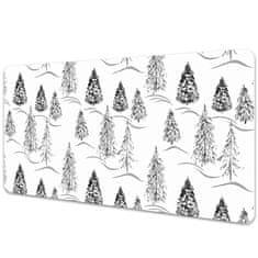 Decormat Podloga za pisalno mizo Winter Christmas tree 100x50 cm 