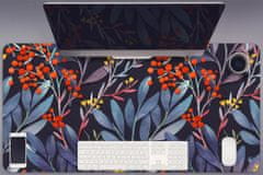 Decormat Podloga za pisalno mizo Slika cvetov 90x45 cm 