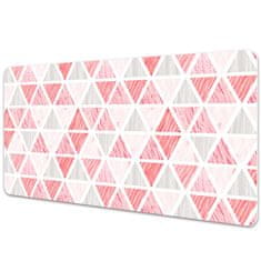 Decormat Podloga za pisalno mizo Pink triangles 100x50 cm 