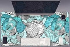Decormat Podloga za pisalno mizo Cvetje doodle 90x45 cm 