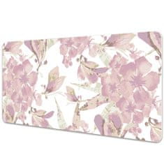 Decormat Podloga za pisalno mizo Hibiscus pale pink 100x50 cm 