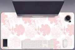 Decormat Podloga za pisalno mizo Pink flowers 90x45 cm 