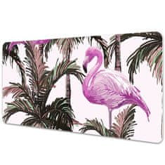 Decormat Podloga za pisalno mizo Flamingos in palm trees 90x45 cm 