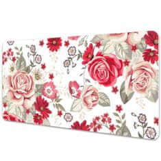 Decormat Namizna podloga Red flowers 90x45 cm 