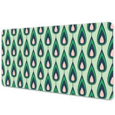 Decormat Podloga za pisalno mizo Green tears 100x50 cm 