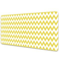 Decormat Podloga za pisalno mizo Yellow zigzags 90x45 cm 