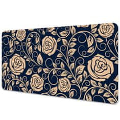 Decormat Podloga za pisalno mizo Vintage golden roses 90x45 cm 